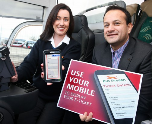 Use your mobile to display your e-Ticket
