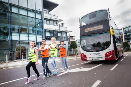 Bus Éireann officially launched its sleek new double decker buses in Mahon 