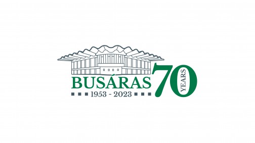 Logo for Busáras 70 birthday