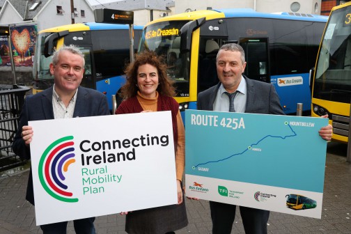 Bus Éireann announces improved services and timetables on Route 425A, Galway to Mountbellew